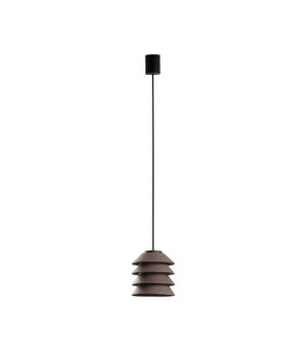 Toba Outdoor Pendant Ceiling Light Brown E27 IP65