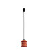Toba Outdoor Pendant Ceiling Light Orange E27 IP65