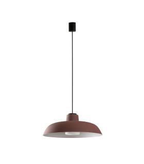 Saga Outdoor Pendant Ceiling Light Rust Brown E27 IP65