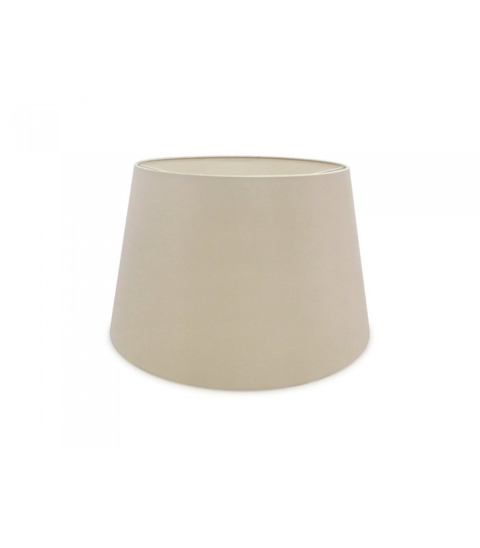 Dual Mount Round Empire, 350, 450 x 280mm Dual Faux Silk Fabric Shade, Nude Beige, Moonlight - 1
