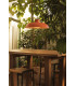 Saga Outdoor Pendant Ceiling Light Orange E27 IP65