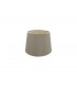 Dual Mount Round Empire, 240, 300 x 170mm Dual Faux Silk Fabric Shade, Taupe, Halo Gold - 1