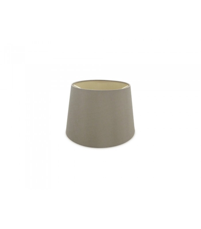 Dual Mount Round Empire, 240, 300 x 170mm Dual Faux Silk Fabric Shade, Taupe, Halo Gold - 1