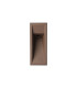 Til LED Outdoor Recessed Wall Lamp Rust Brown IP65 2700K No Driver