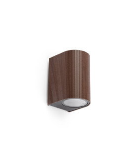 Estela Outdoor Wall Down Lamp Rust Brown GU10 IP65