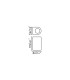 Estela Outdoor Wall Down Lamp White GU10 IP65