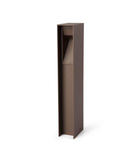 Til LED Outdoor Bollard Rust Brown IP65 2700K No Driver