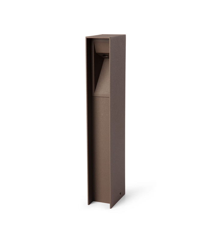 Til LED Outdoor Bollard Rust Brown IP65 2700K No Driver