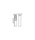Til LED Outdoor Bollard Black IP65 2700K No Driver