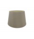 Dual Mount Round Empire, 350, 450 x 280mm Dual Faux Silk Fabric Shade, Taupe, Halo Gold - 1