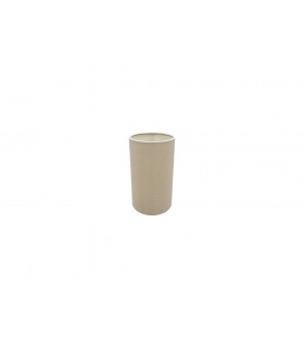 Round Cylinder, 120 x 200mm Dual Faux Silk Fabric Shade, Nude Beige, Moonlight - 1