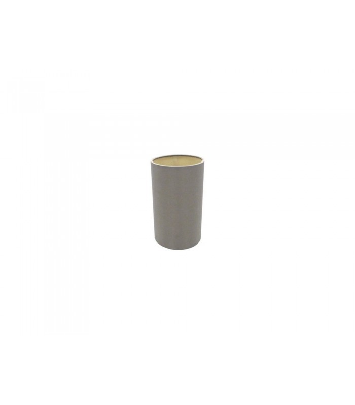 Round Cylinder, 120 x 200mm Dual Faux Silk Fabric Shade, Taupe, Halo Gold - 1