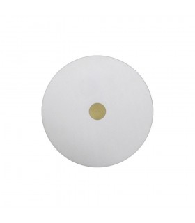 400mm Frosted Acrylic Diffuser with Antique Brass Centre Detail - 1