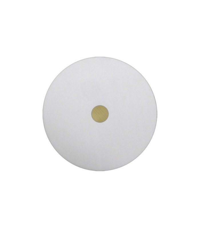 400mm Frosted Acrylic Diffuser with Antique Brass Centre Detail - 1