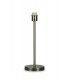 Round Base Medium Table Lamp without Shade, Inline Switch, 1 Light E27 Antique Brass - 1