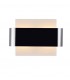Flush Wall Light, 2 Light G9, White Base with Polished Chrome Centre Band - 1