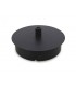 Ceiling Box Matt Black, c, w Cable Grip, Earth Wire & 3 Pole Terminal Block - 1