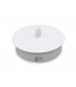Ceiling Box Matt White, c, w Cable Grip, Earth Wire & 3 Pole Terminal Block - 1
