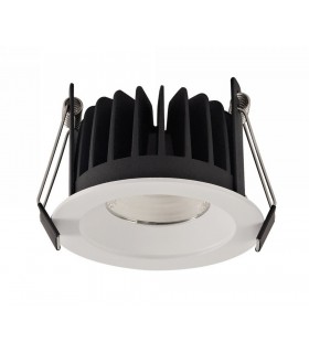 LED Recessed Downlight, White, 60 deg. Beam Angle, 950lm, 5000K, IP44, DRIVER NOT INCLUDED - 1