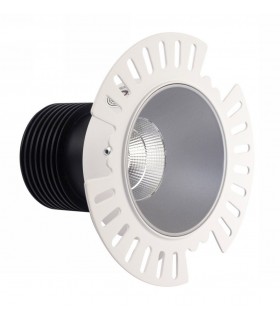 LED Recessed Downlight, Silver Trimless, 60 deg. Beam Angle, 840lm, 5000K, IP20, DRIVER NOT INC. - 1