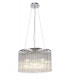Ceiling Pendant Round 10 Light Polished Chrome, Clear Glass - 1