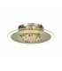 Flush Ceiling Round 6 Light Polished Chrome, Glass, Crystal - 1