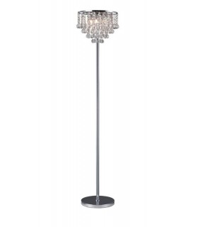 Floor Lamp 4 Light Polished Chrome, Crystal - 1