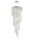 Ceiling Pendant Spiral 9 Light Polished Chrome, Crystal - 1