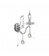 Wall Lamp Switched 1 Light Polished Chrome, Crystal - 1