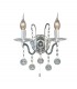 Wall Lamp Switched 2 Light Polished Chrome, Crystal - 1