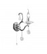Wall Lamp Switched 1 Light Polished Chrome, Crystal - 1