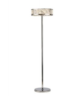 Floor Lamp 5 Light Polished Chrome, Crystal - 1