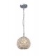 Ceiling Pendant 3 Light Polished Chrome, Crystal - 1
