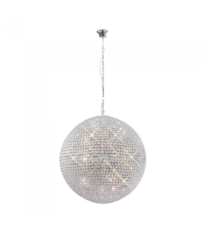 Ceiling Pendant 18 Light Polished Chrome, Crystal - 1