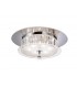 Flush Ceiling Round 6 Light Polished Chrome, Glass, Crystal - 1