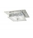 Flush Ceiling Square 6 Light Polished Chrome, Glass, Crystal - 1