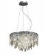 Ceiling Pendant Round 6 Light Polished Chrome, Crystal - 1