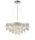 Ceiling Pendant Round 8 Light G9 Polished Chrome, Crystal - 1