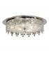 Flush Ceiling Round 4 Light Polished Chrome, Glass, Crystal - 1