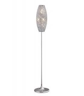 Floor Lamp 4 Light Polished Chrome, Crystal - 1