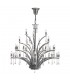Ceiling Pendant Chandelier 21 Light Black Chrome, Crystal (Item Requires Assembly) - 1