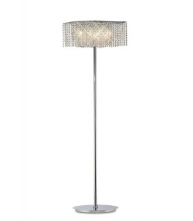 Floor Lamp 4 Light Polished Chrome, Crystal - 1