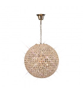 Ceiling Pendant 7 Light French Gold, Crystal - 1