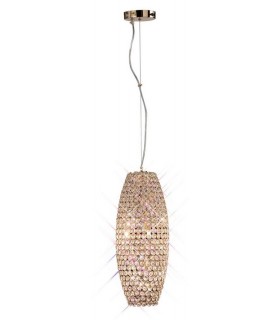 Ceiling Pendant 4 Light French Gold, Crystal - 1