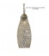 Drum Non-Electric SHADE ONLY French Gold, Crystal - 1