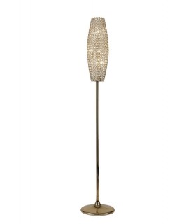 Floor Lamp 4 Light French Gold, Crystal - 1