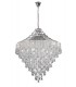 Ceiling Pendant 9 Light Polished Chrome, Crystal - 1