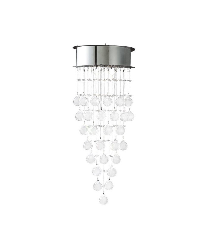 Wall Lamp 2 Light Polished Chrome, Crystal - 1