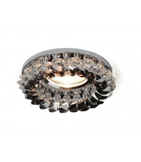 Cluster Recessed Downlight Round RIM ONLY Clear, Smoked, Requires 100035310 To Complete The Item - 1