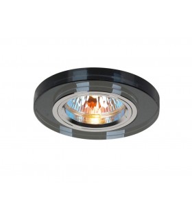 Recessed Downlight Shallow Round RIM ONLY Black, Requires 100035310 To Complete The Item - 1